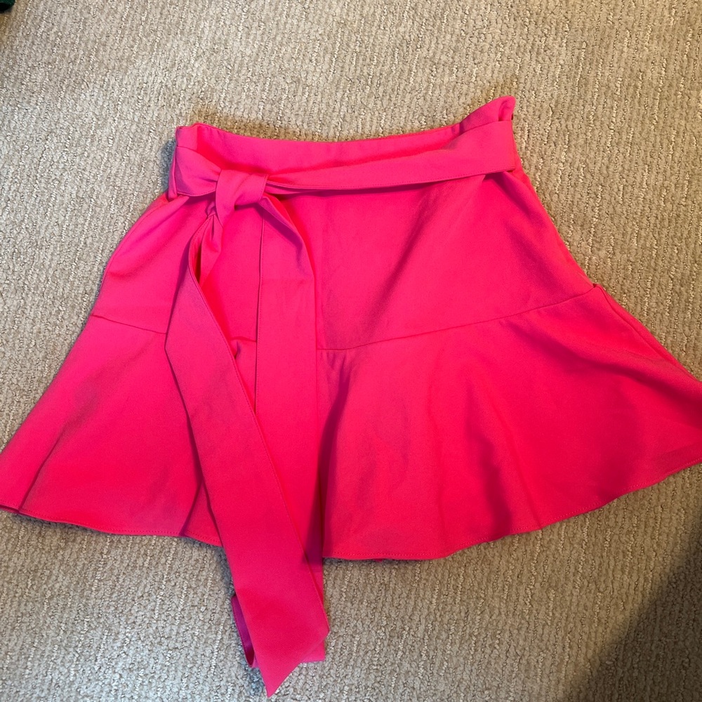 Pink Flared Skirt